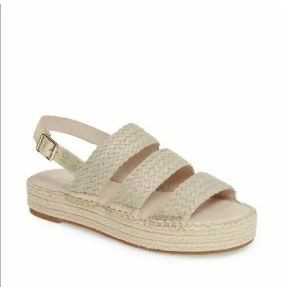 Caslon Shoes - Caslon | Ashton Espadrille Sandals Soft Gold Size 11 NEW